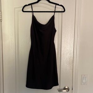 Urban Outfitters black slip dress